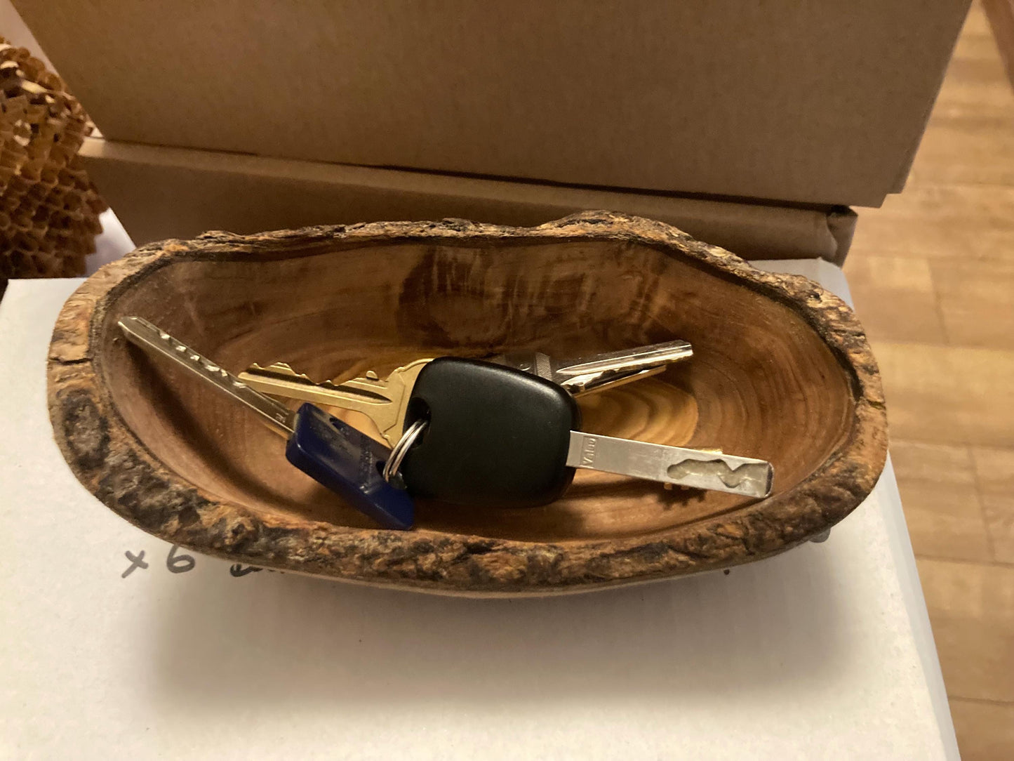 Rustic Olive Wood Bowls, Natural Soap Dishes, Decorative Key Bowl, Artisan Made Soap Holder, Zero Waste Gift, 15cm