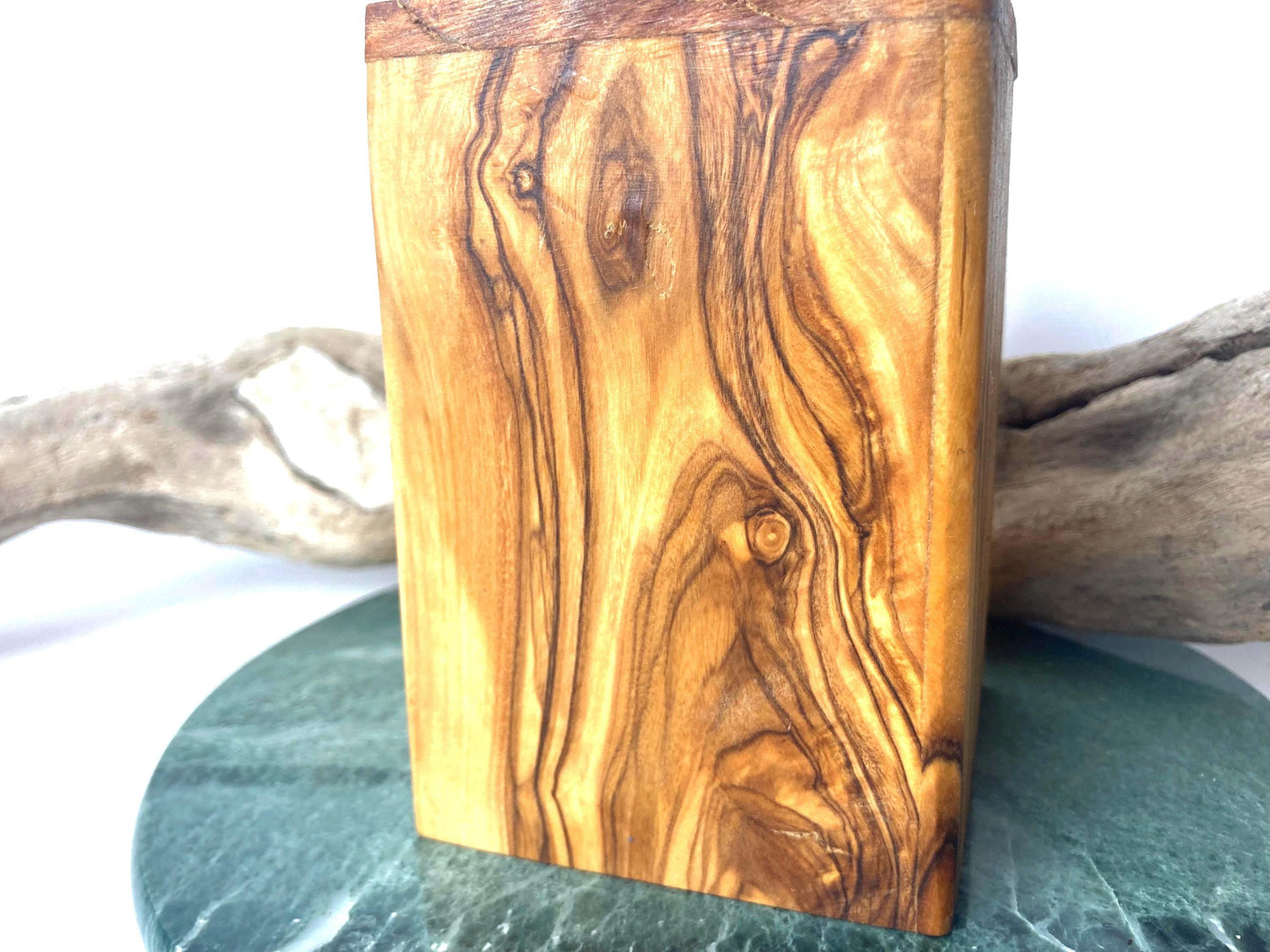 Olive Wood Soap Or Lotion Dispenser, Bathroom Decor, Natural Rustic Gifts, Refillable With Pump, Massage And Spa Decor, Artisan Handcrafted