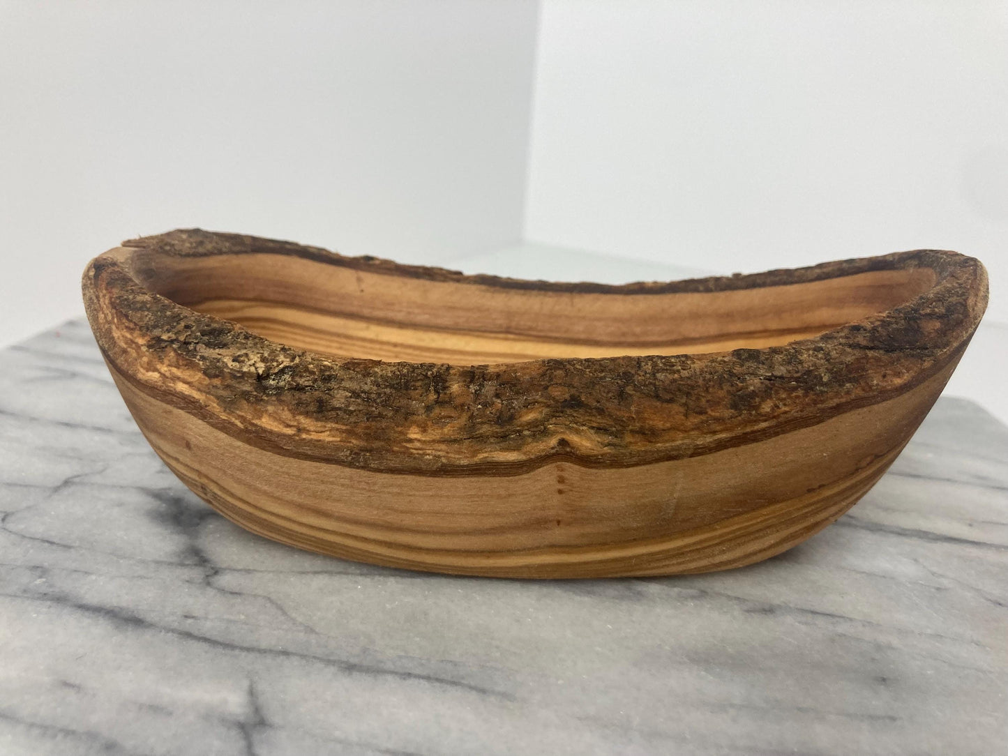 Rustic Olive Wood Bowls, Natural Soap Dishes, Decorative Key Bowl, Artisan Made Soap Holder, Zero Waste Gift, 15cm