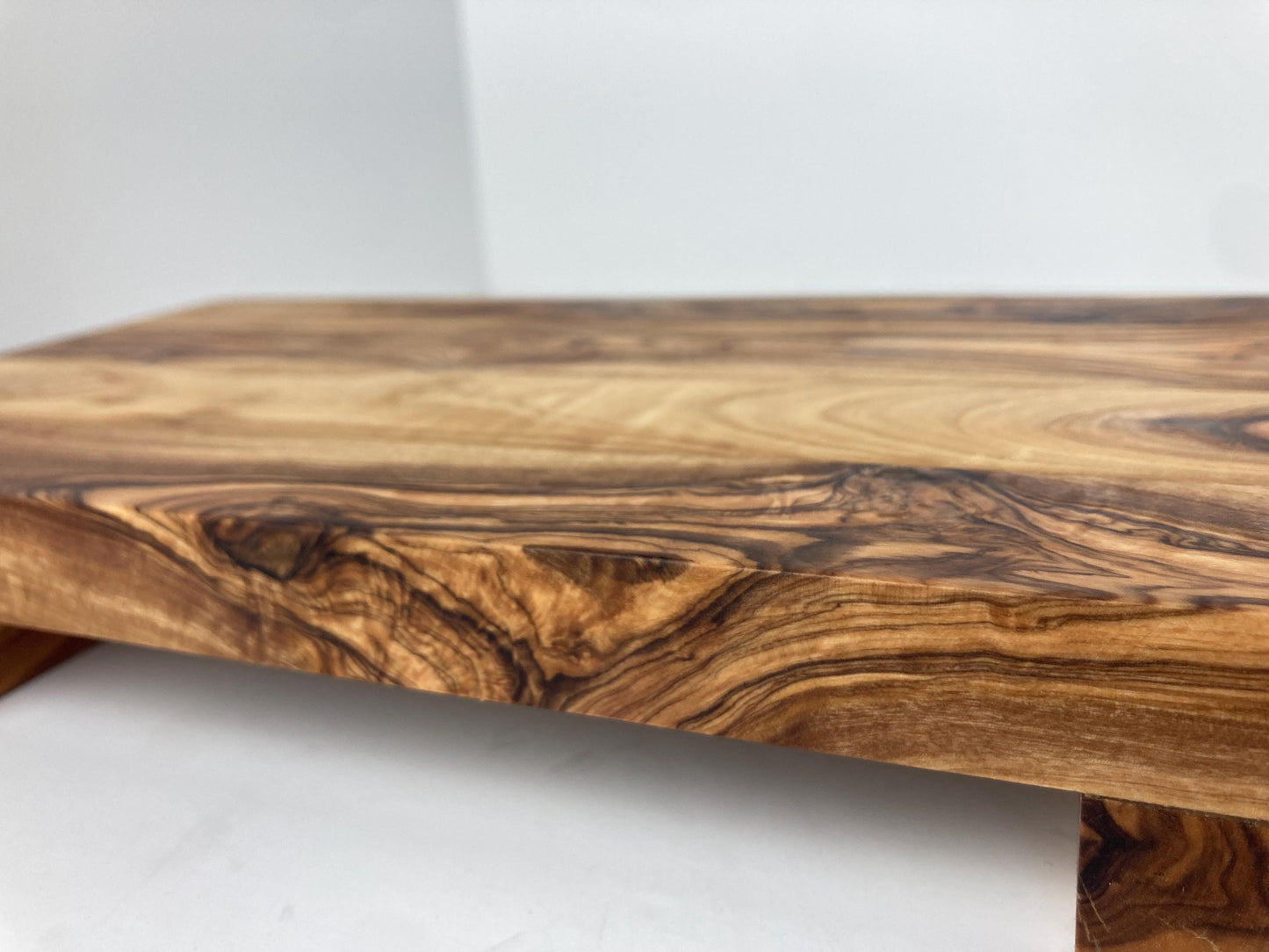 Olive Wood Sushi Board, Serving Platter, Chopping Board, Artisan Made, Cheese Board, Zero Waste Gift, Charcuterie, Rustic Kitchen Decor 32cm