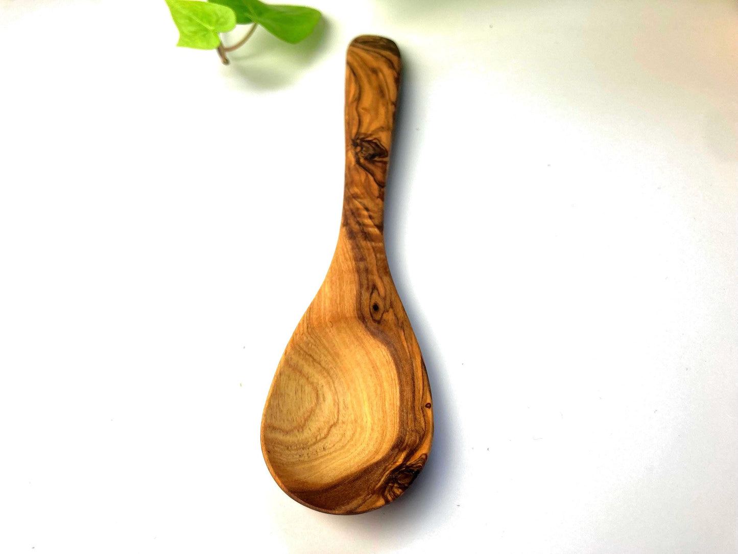 Handmade Olive Wood Spoons, Rustic Serving Spoon, Wooden Soup Spoon, Natural Tea or Coffee Spoon, Kitchen Utensils, Zero Waste Gifts, 21cm