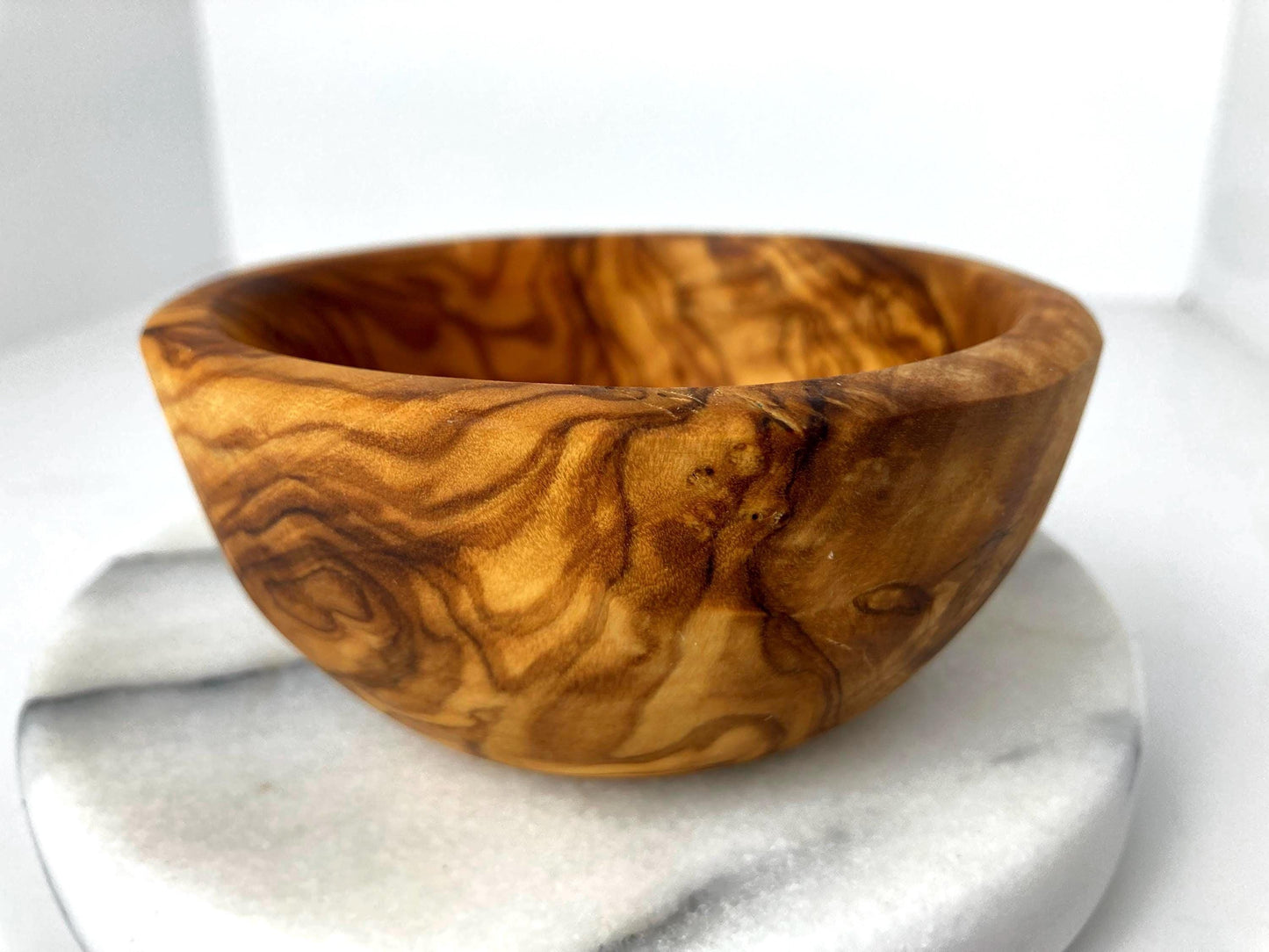 Olive Wood Snack Bowls, Small Key Dish, Rustic Tapas Bowls, Serving Bowl, Natural Decor, Zero Waste Gifts, Artisan Handcrafted 10cm - 12cm