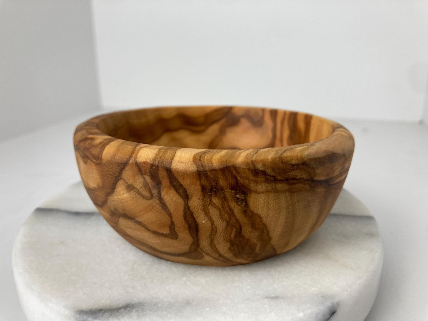 Olive Wood Snack Bowls, Small Key Dish, Rustic Tapas Bowls, Serving Bowl, Natural Decor, Zero Waste Gifts, Artisan Handcrafted 10cm - 12cm