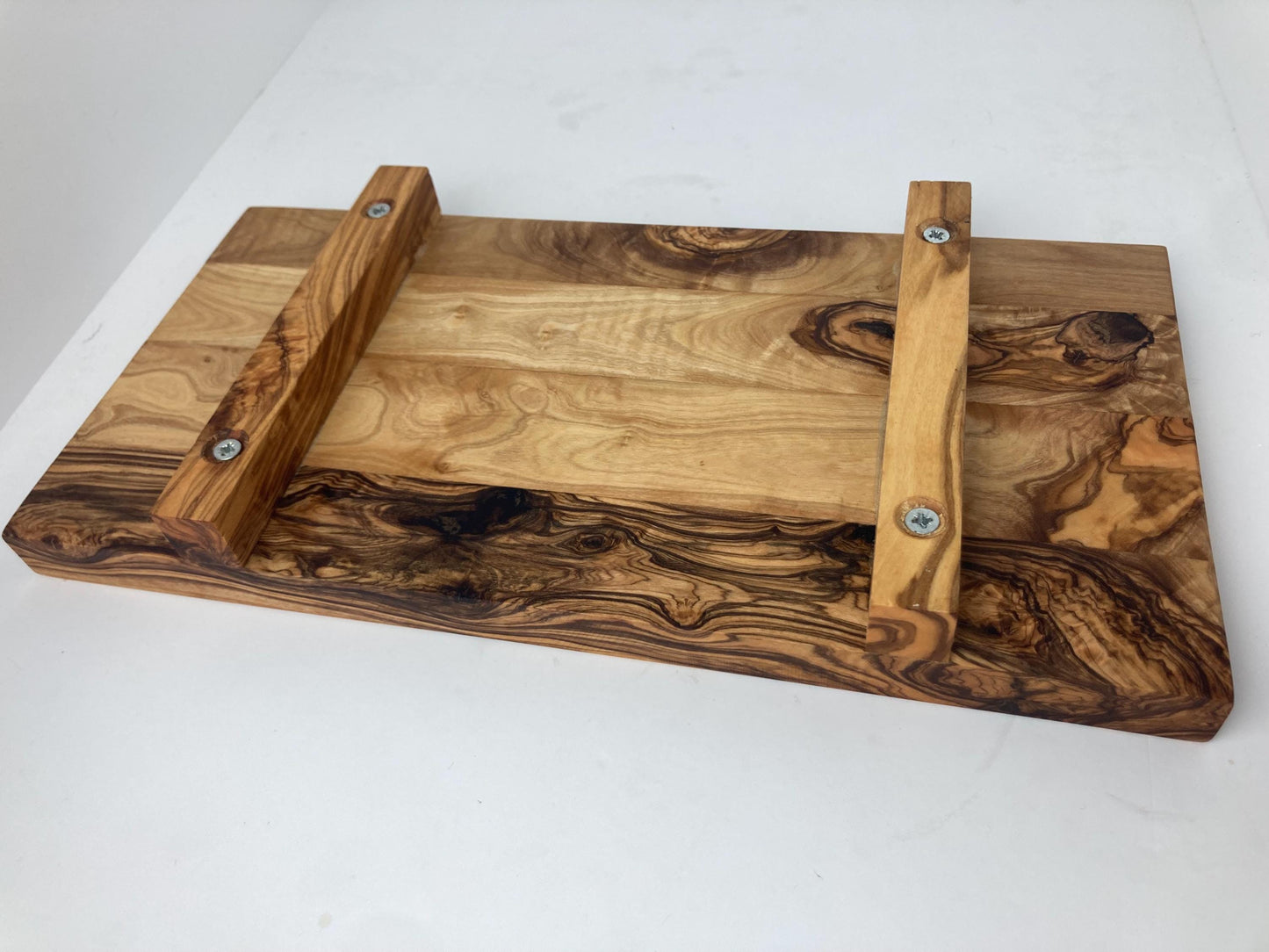 Olive Wood Sushi Board, Serving Platter, Chopping Board, Artisan Made, Cheese Board, Zero Waste Gift, Charcuterie, Rustic Kitchen Decor 32cm