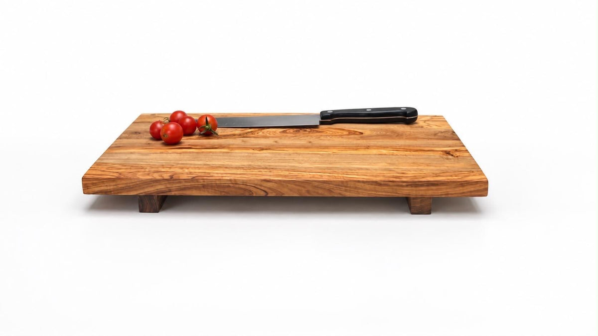 Large Olive Wood Sushi Board, Charcuterie Serving Platter, Rustic Chopping Board