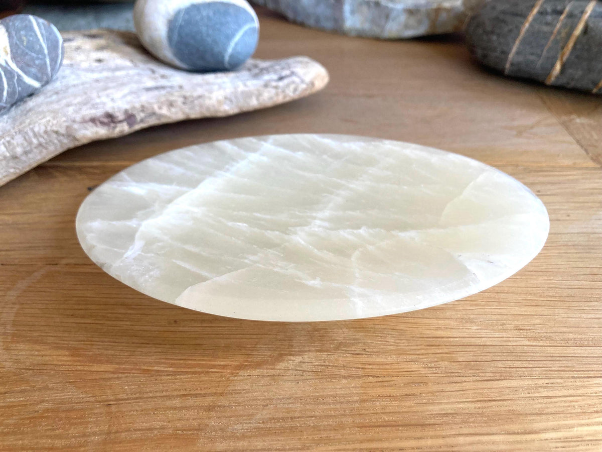Handcrafted Oval Onyx Stone Soap Dish, Minimalist Bath Tray, Spa Decor, Gift
