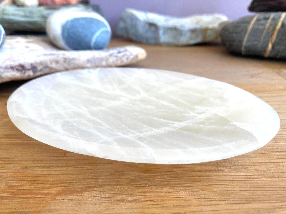 Handcrafted Oval Onyx Stone Soap Dish, Minimalist Bath Tray, Spa Decor, Gift